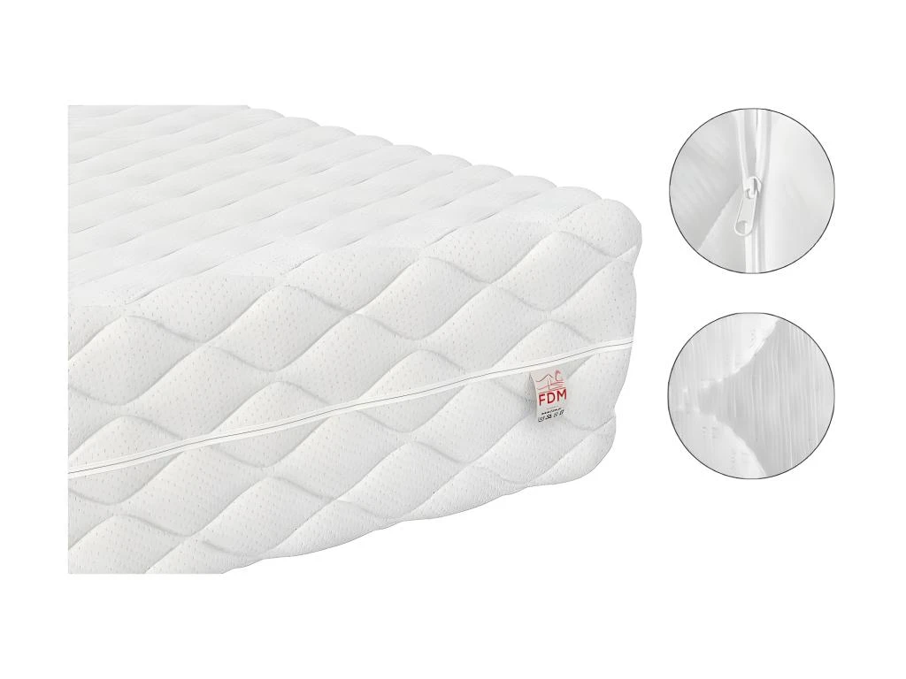 Matelas Latex Pikolo Kids - 80x160 Blanc 5 Matelas Latex Pikolo Kids - 80x160 Blanc – Image 3