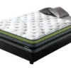 Matelas Ressorts Ensachés "Jobert" - 140 X 190 Cm - Blanc/Gris