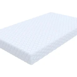 Matelas Enfant BRESSO 90x190 En Mousse HR - Mi Ferme - Epaisseur 10 Cm Blanc