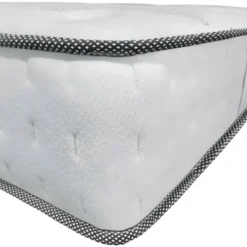 Matelas Ressorts Et à Mémoire De Forme "Josey" - 140 X 190 X 25 Cm - Blanc / Gris -Sominova Soldes Boutique matelas 10684301