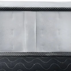 Matelas Ressorts Et à Mémoire De Forme "Josey" - 90 X 190 X 25 Cm - Blanc / Gris -Sominova Soldes Boutique matelas 10684339