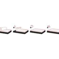 Matelas Mousse Baby Comfort 80x160 Blanc -Sominova Soldes Boutique matelas 10684923