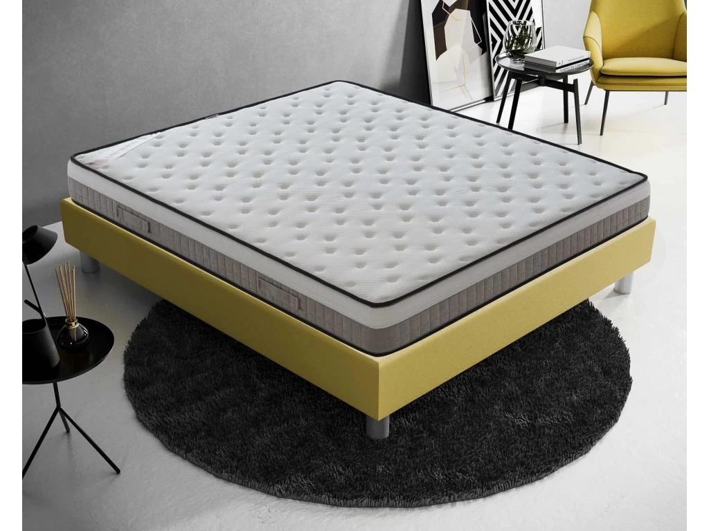 Matelas Mousse - Accueil Mémoire De Forme - Haute Densité - 22 Cm De Haut - Mod. Assisi 160x200 Cm 3 Matelas Mousse - Accueil Mémoire De Forme - Haute Densité - 22 Cm De Haut - Mod. Assisi 160x200 Cm