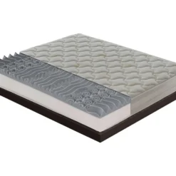 Matelas En Mousse Viscoélastique - 5 Cm De Mousse - 9 Zones De Confort - Hauteur 25 Cm 90x190 Cm -Sominova Soldes Boutique matelas 10712111