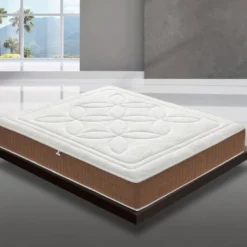 Matelas à Mémoire De Forme Avec 5 Cm De Mémoire - Hauteur 25 Cm - Orthopédique – AMOVIBLE 140x190 Cm
