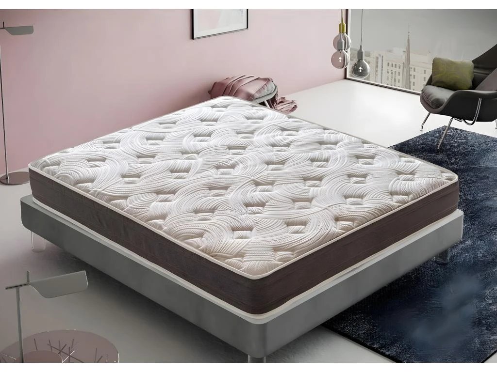 Matelas Mousse - Accueil Mémoire De Forme - Réversible - Rigidité H3 140x190 Cm 3 Matelas Mousse - Accueil Mémoire De Forme - Réversible - Rigidité H3 140x190 Cm