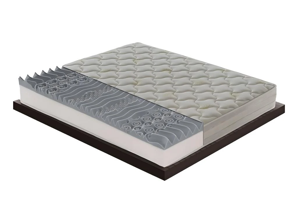 Matelas En Mousse Viscoélastique - 5 Cm De Mousse - 9 Zones De Confort - Hauteur 25 Cm 80x200 Cm 7 Matelas En Mousse Viscoélastique - 5 Cm De Mousse - 9 Zones De Confort - Hauteur 25 Cm 80x200 Cm – Image 5