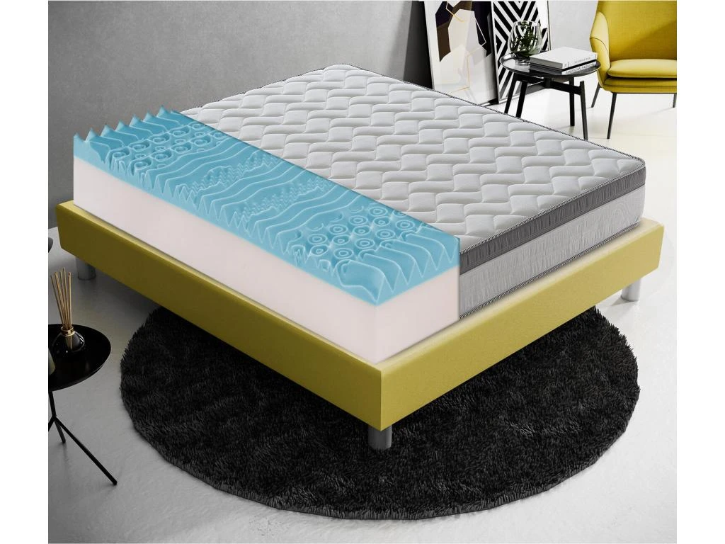 Matelas Mémoire De Forme à 9 Zones Différenciées 26cm De Hauteur Modèle Plus 160x200 Cm 3 Matelas Mémoire De Forme à 9 Zones Différenciées 26cm De Hauteur Modèle Plus 160x200 Cm