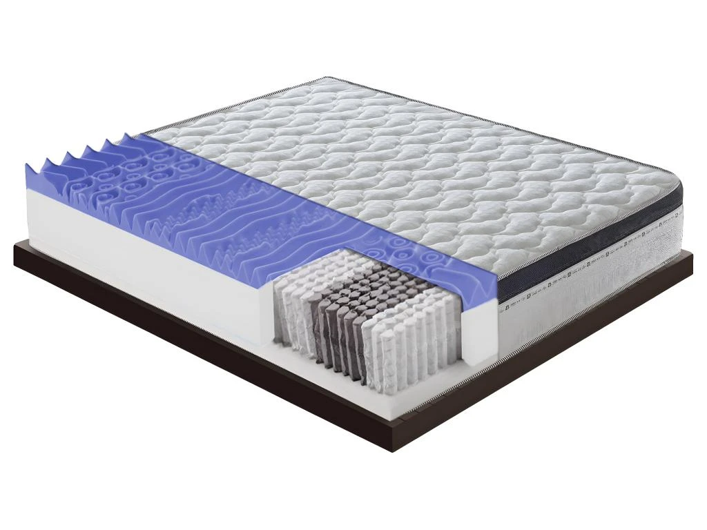 Matelas à Ressorts Ensachés - 800 Ressorts Ensachés - Hauteur 27 Cm - 13 Zones De Confort 180x200 Cm 4 Matelas à Ressorts Ensachés - 800 Ressorts Ensachés - Hauteur 27 Cm - 13 Zones De Confort 180x200 Cm – Image 2