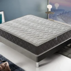 Matelas à Mémoire De Forme - 11 Zones De Confort - Housse Silver Safe 90x190 Cm