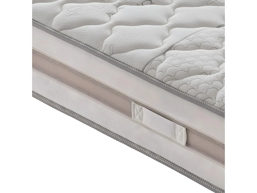 Matelas à Ressorts Ensachés Et à Mémoire De Forme - 9 Zones Différenciées - Déhoussable - Hauteur 25 Cm 140x190 Cm 7 Matelas à Ressorts Ensachés Et à Mémoire De Forme - 9 Zones Différenciées - Déhoussable - Hauteur 25 Cm 140x190 Cm – Image 5