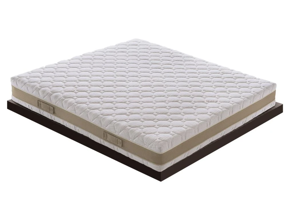 Matelas à Mémoire De Forme, 3 Couches, Déhoussable, 5 Cm De Mousse à Mémoire De Forme, 7 Zones De Confort 200x200 Cm 3 Matelas à Mémoire De Forme, 3 Couches, Déhoussable, 5 Cm De Mousse à Mémoire De Forme, 7 Zones De Confort 200x200 Cm – Image 2