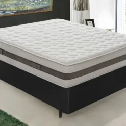 Matelas à Mémoire De Forme - Hauteur 29cm - 7cm De Mousse à Mémoire - Avec Zones Différenciées 200x200 Cm