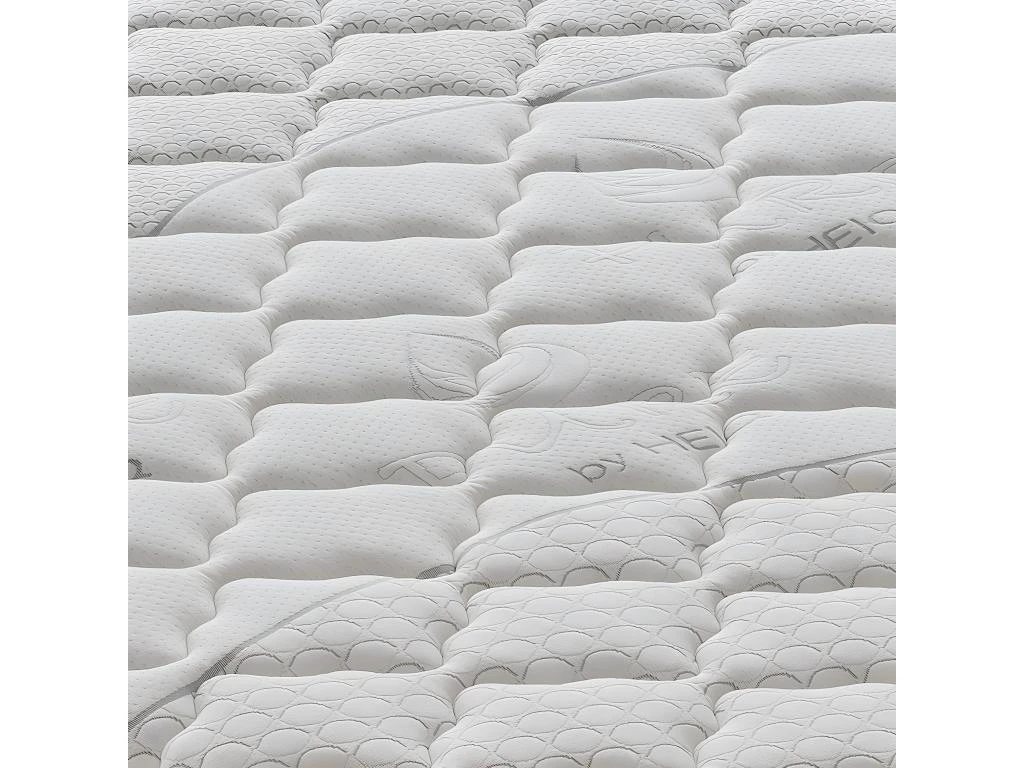 Matelas à Ressorts Ensachés Et à Mémoire De Forme - 9 Zones Différenciées - Déhoussable - Hauteur 25 Cm 200x200 Cm 6 Matelas à Ressorts Ensachés Et à Mémoire De Forme - 9 Zones Différenciées - Déhoussable - Hauteur 25 Cm 200x200 Cm – Image 4