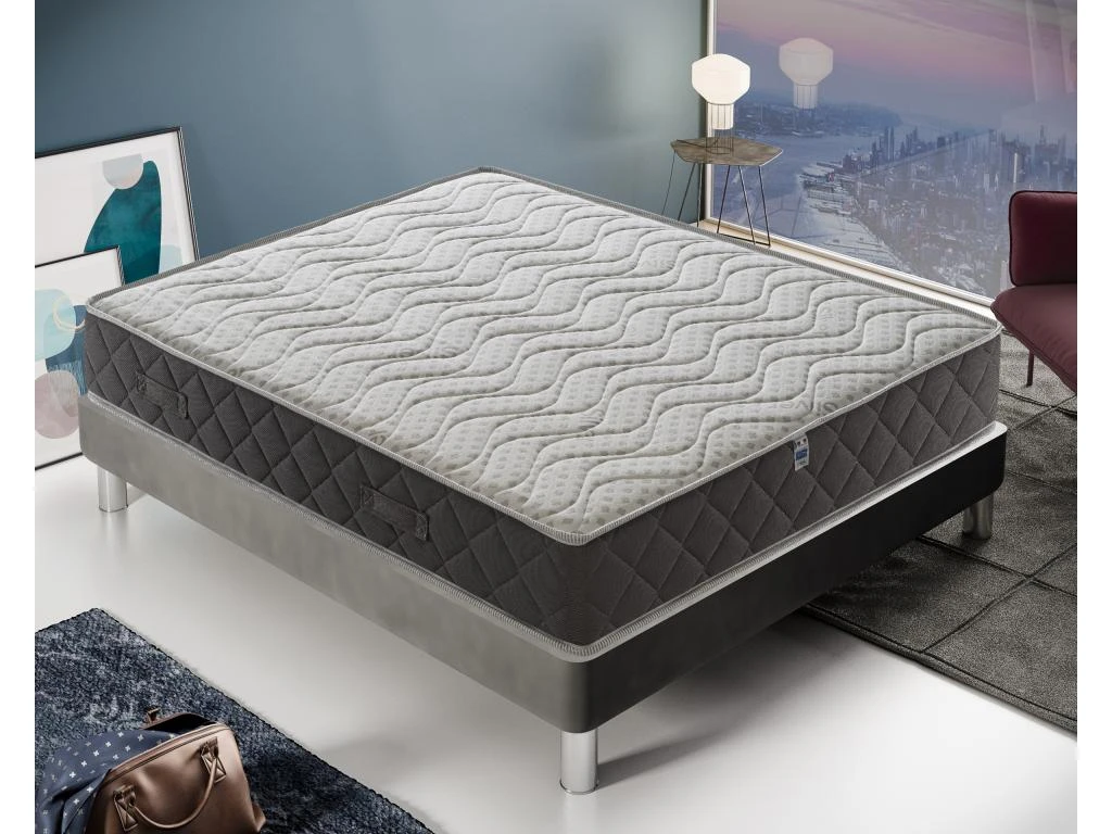 Matelas à Mémoire De Forme - 11 Zones De Confort - Housse Silver Safe 200x200 Cm 3 Matelas à Mémoire De Forme - 11 Zones De Confort - Housse Silver Safe 200x200 Cm