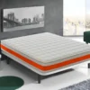 Matelas à Mémoire De Forme 22 Cm Et 11 Zones Différenciées Modèle Eolie 200x200 Cm -Sominova Soldes Boutique matelas 10716539