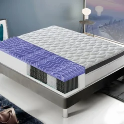 Matelas à Ressorts Ensachés - 800 Ressorts Ensachés - Hauteur 27 Cm - 13 Zones De Confort 150x190 Cm