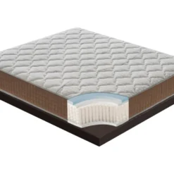 Matelas 1600 Ressorts Ensachés Et Mousse à Mémoire à 9 Zones - 25cm De Hauteur – Orthopédique 200x200 Cm -Sominova Soldes Boutique matelas 10718639