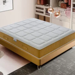 Matelas "Top" En Mousse à Mémoire Et Gel Rafraîchissant à 11 Zones 135x190 Cm