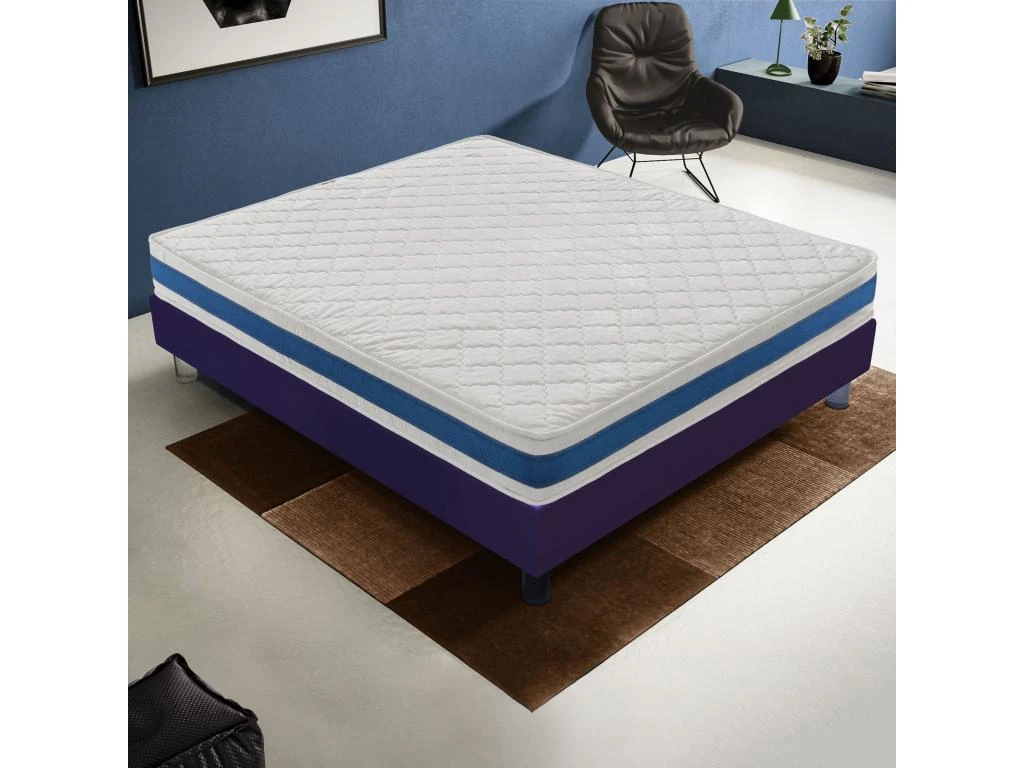 Matelas En Mousse - Orthopédique - Réversible - 11 Zones De Confort – Niveau De Rigidité H2 200x200 Cm 3 Matelas En Mousse - Orthopédique - Réversible - 11 Zones De Confort – Niveau De Rigidité H2 200x200 Cm