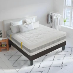 BELLECOUR LITERIE | Matelas GRAND HOTEL 140x190 Cm | Mousse à Mémoire De Forme | Soutien Ferme -Sominova Soldes Boutique matelas 10732553