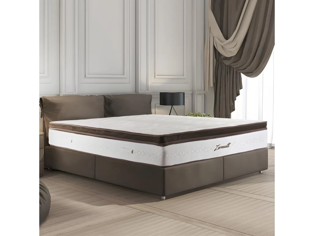 BELLECOUR LITERIE | Matelas ZERMATT 200x200 Cm | Mousse à Mémoire De Forme | Soutien Ferme 4 BELLECOUR LITERIE | Matelas ZERMATT 200x200 Cm | Mousse à Mémoire De Forme | Soutien Ferme – Image 2