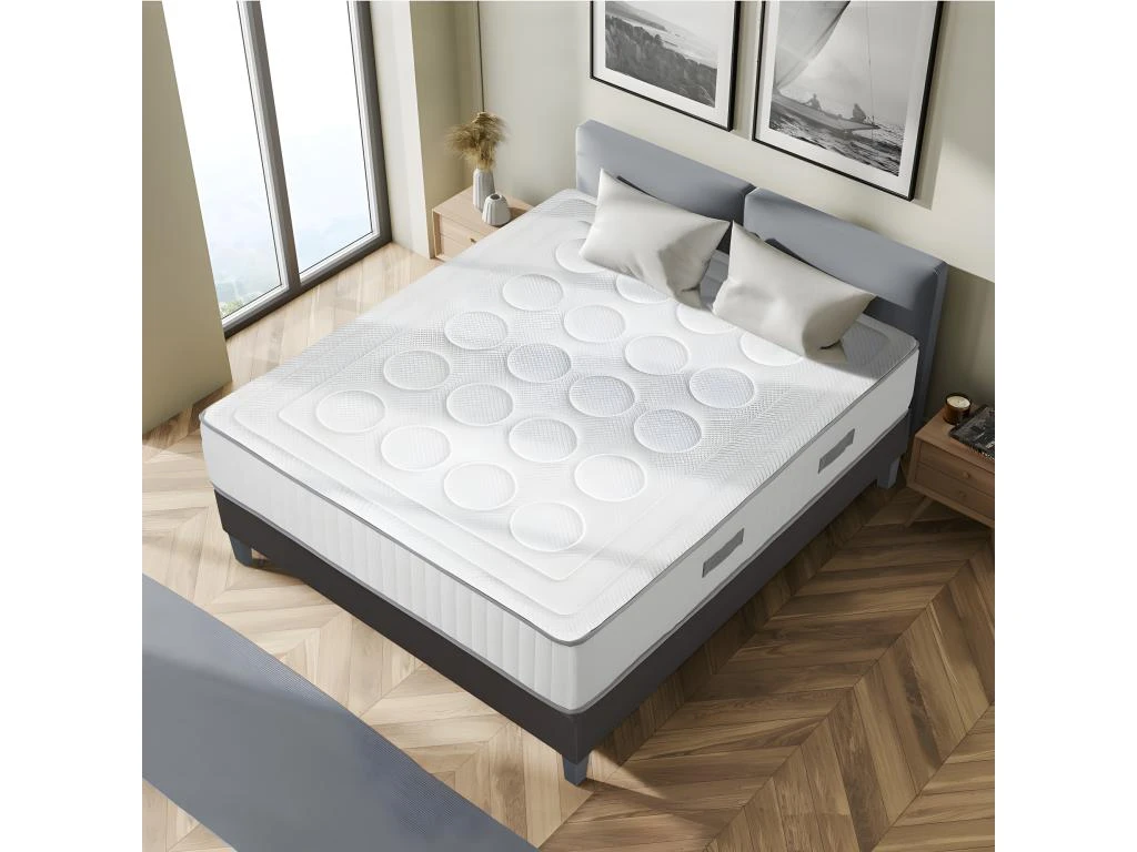 OLYMPE LITERIE | Matelas CRISTAL 140x200 Cm | Accueil Mémoire De Forme | Soutien Ferme 4 OLYMPE LITERIE | Matelas CRISTAL 140x200 Cm | Accueil Mémoire De Forme | Soutien Ferme – Image 2