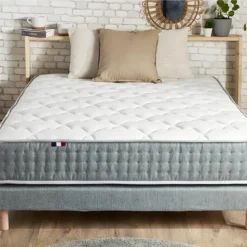Matelas Ressort 7 Zones Face Hiver/Eté Différente HYGGE Fabriqué En France Dimensions - 160 X 200 Cm -Sominova Soldes Boutique matelas 10774297