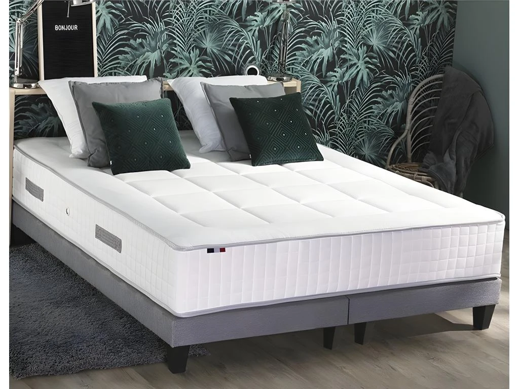 Matelas Ressort 7 Zones + Mémoire De Forme BELLAGIO H30 Fabriqué En France Dimensions - 160 X 200 Cm 4 Matelas Ressort 7 Zones + Mémoire De Forme BELLAGIO H30 Fabriqué En France Dimensions - 160 X 200 Cm – Image 2