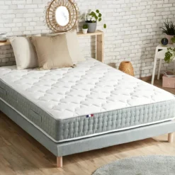Matelas Ressort 7 Zones Face Hiver/Eté Différente HYGGE Fabriqué En France Dimensions - 140 X 190 Cm -Sominova Soldes Boutique matelas 10774779
