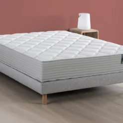 Matelas 140 X 190 Cm Ressorts Ensachés 5 Zones Mémoire De Forme ép.22cm - CEOS De DREAMEA -Sominova Soldes Boutique matelas 10856909