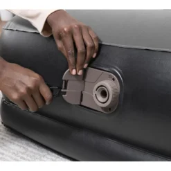 Matelas 1 Place 90 X 190 Cm Gonflable Noir Et Gris ép.36cm - TAKITI De BESTWAY -Sominova Soldes Boutique matelas 11594017