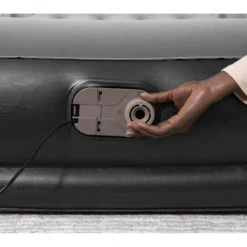 Matelas 1 Place 90 X 190 Cm Gonflable Noir Et Gris ép.36cm - TAKITI De BESTWAY -Sominova Soldes Boutique matelas 11594027