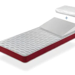 Pack Matelas VELVET 70x140 Epaisseur 11 Cm + Plan Incline 15º + Protege Matelas 70x140 Cm