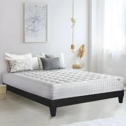 BELLECOUR LITERIE | Matelas CHÂTELET 140x190 Cm | Mousse à Mémoire De Forme | Soutien Ferme -Sominova Soldes Boutique matelas 12360165