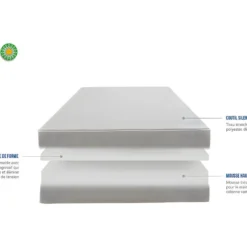BELLECOUR LITERIE | Matelas INSPIRATION 140x190 Cm | Mousse à Mémoire De Forme | Soutien Ferme -Sominova Soldes Boutique matelas 12360179