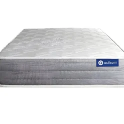 ACTISOM Matelas Latex Et Mémoire De Forme 120x190 Cm 5zones De Confort