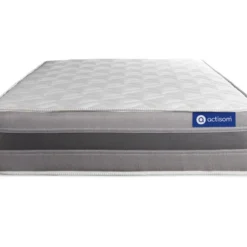 ACTISOM Matelas Ressorts Ensachés Et Mémoire De Forme 80x200 Cm Maxi épaisseur 5zones De Confort