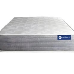 ACTISOM Matelas Ressorts Ensachés Et Mémoire De Forme 80x200 Cm 5zones De Confort
