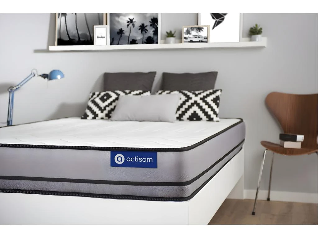Matelas ACTIMEMO 80x200cm 2 Faces à MÉMOIRE DE FORME 3zones De Confort 4 Matelas ACTIMEMO 80x200cm 2 Faces à MÉMOIRE DE FORME 3zones De Confort – Image 2