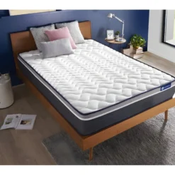 ACTISOM Matelas 80x200 Ressorts Ensachés+Mémoire De Forme Maxi épaisseur 7zones De Confort -Sominova Soldes Boutique matelas 12388889