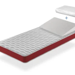 Pack Matelas VELVET 57x117 Epaisseur 11 Cm + Plan Incline 15º + Protege Matelas 57x117cm