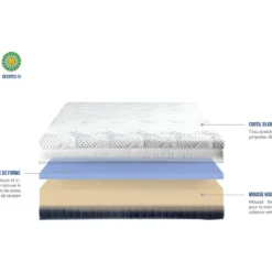 BELLECOUR LITERIE | Matelas CASTELLANE 140x190 Cm | Mousse à Mémoire De Forme | Soutien Ferme 10 BELLECOUR LITERIE | Matelas CASTELLANE 140x190 Cm | Mousse à Mémoire De Forme | Soutien Ferme -Sominova Soldes Boutique matelas 12529483