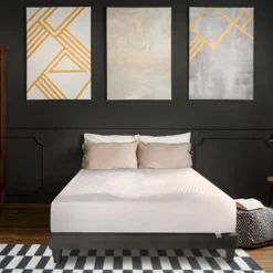 BELLECOUR LITERIE | Matelas AINAY 140x190 Cm | Mousse à Mémoire De Forme | Soutien Ferme -Sominova Soldes Boutique matelas 12529725