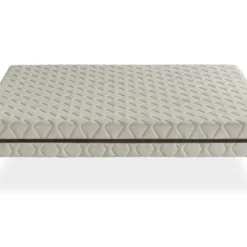 Matelas Naturel Ressorts Ensaches 90X190 ORGANIC FLORA, Épaisseur 25 CM, 100% Coton Et Lin, Dehoussable -Sominova Soldes Boutique matelas 12913725