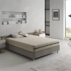 Matelas Naturel 80X200 ORGANIC FLORA, Épaisseur 25 CM, 100% Coton Et Lin, Relaxation Musculaire, Dehoussable -Sominova Soldes Boutique matelas 12913883