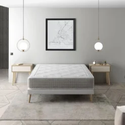 Matelas Mousse A Memoire 100X200 CORAL, Epaisseur 25 CM, Antistress, Ergonomique Et Respirant. Ferme. Mousse Ecologique. DORMISSIMO -Sominova Soldes Boutique matelas 13030467