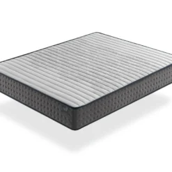 Matelas Ressorts Ensaches 135X190 PERLA SPRING, Epaisseur 25 CM, Multicouche, Antistress, Ergonomique Et Respirant. Fermete 3/5 Moyenne