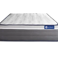 ACTISOM Matelas 90x200 Latex+Mémoire De Forme Maxi épaisseur 7zones De Confort