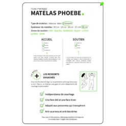 Matelas Ressorts 7 Zones PALACIO H30 Fabriqué En France Dimensions - 160 X 200 Cm -Sominova Soldes Boutique matelas 13261713